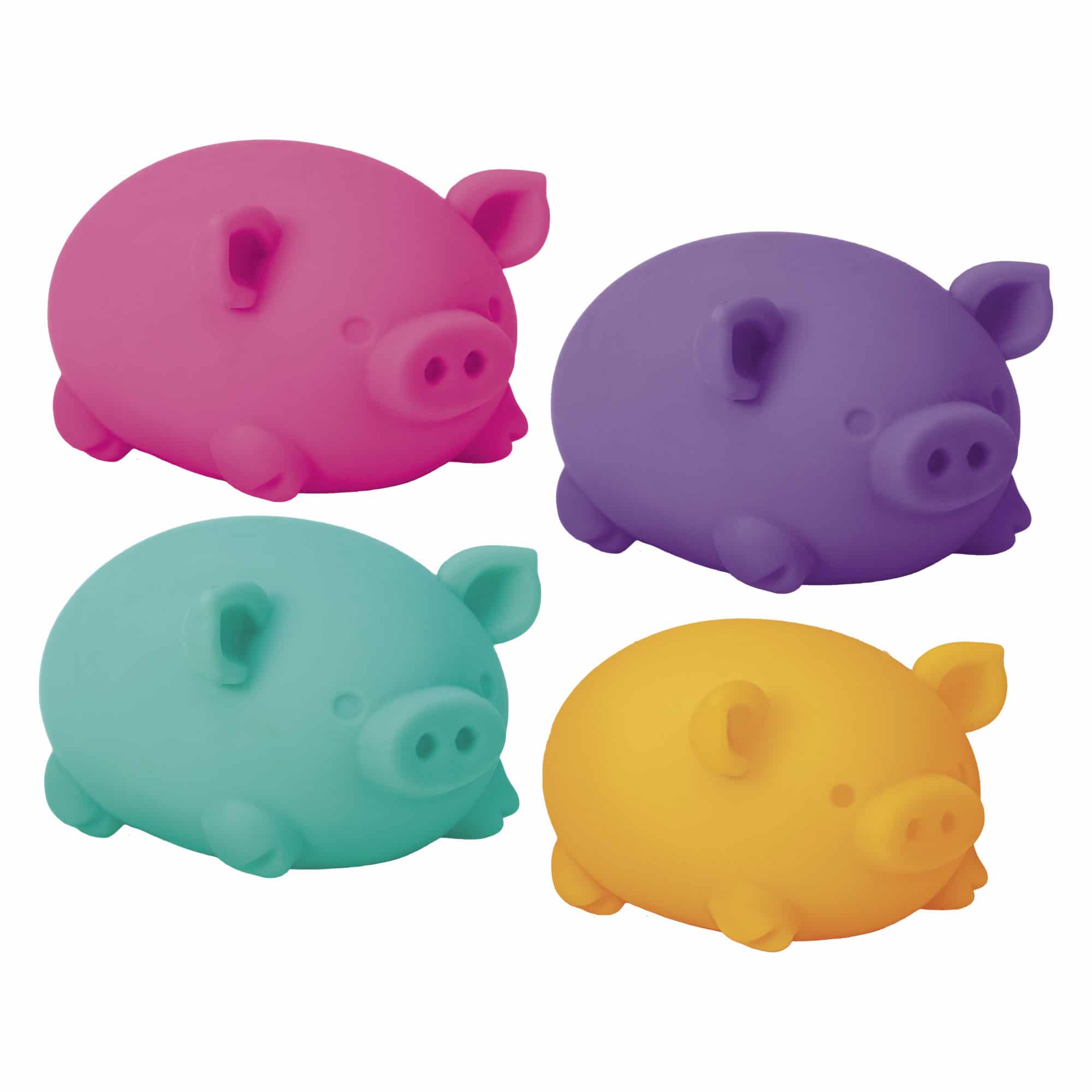 Animal-Shaped NeeDoh Dig’ It Pig | Select Velvet Canopy - Purrfect Cat Squishy Character Stress Toy - Surprise Me! (Random Color)