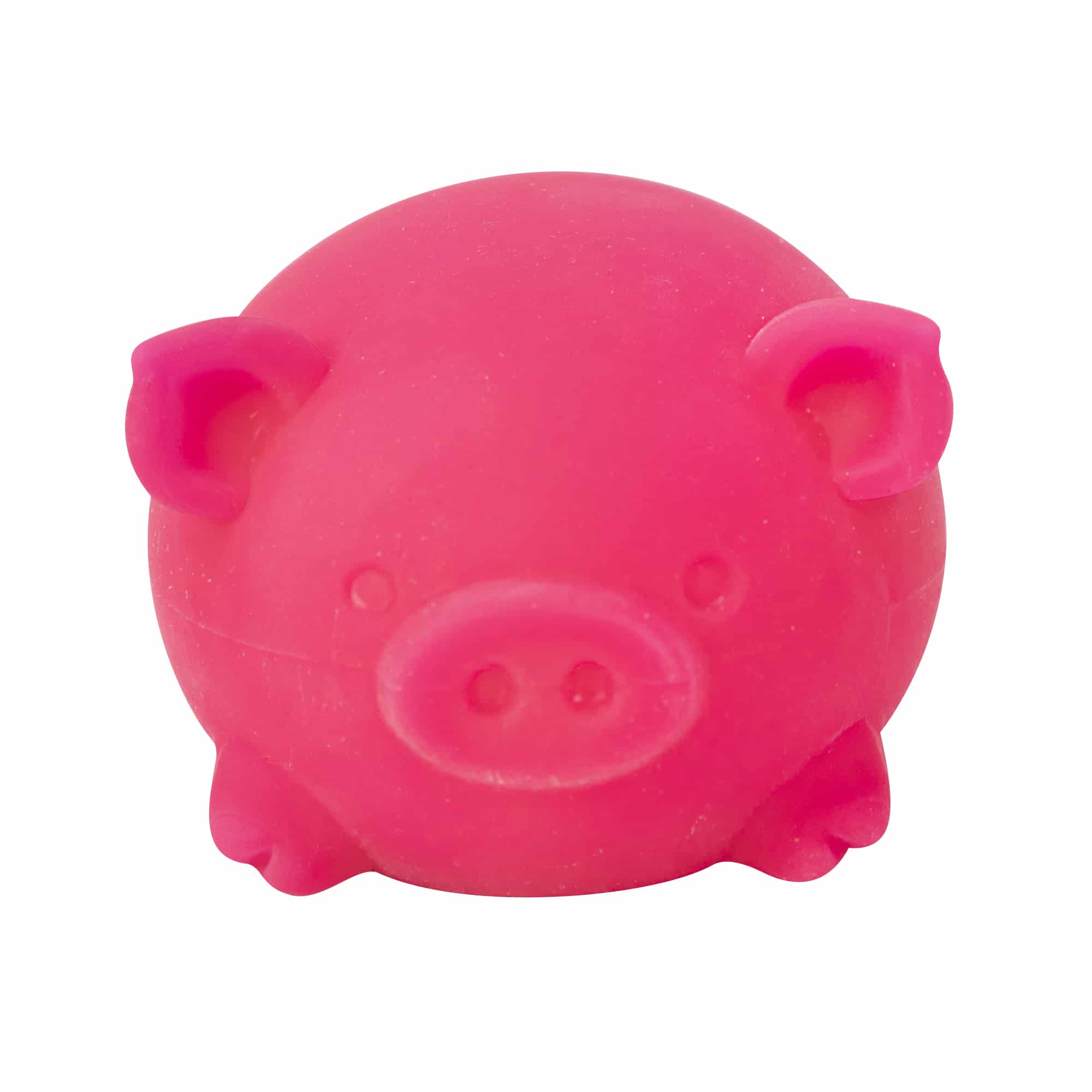 Animal-Shaped NeeDoh Dig’ It Pig | Select Velvet Canopy - Purrfect Cat Squishy Character Stress Toy Detail