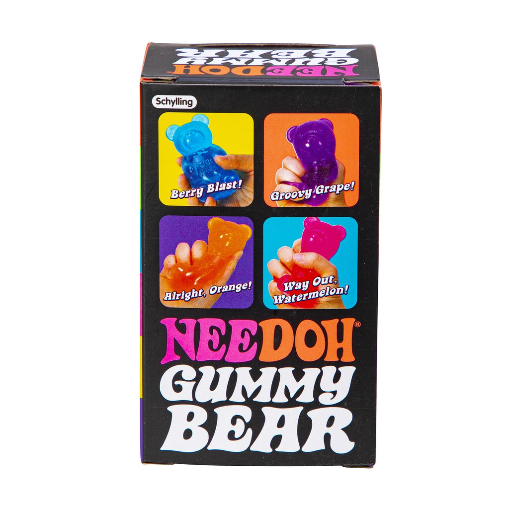 Animal-Shaped NeeDoh Gummy Bear | Edition Canyon Forest - Purrfect Cat Squishy Character Stress Toy Detail
