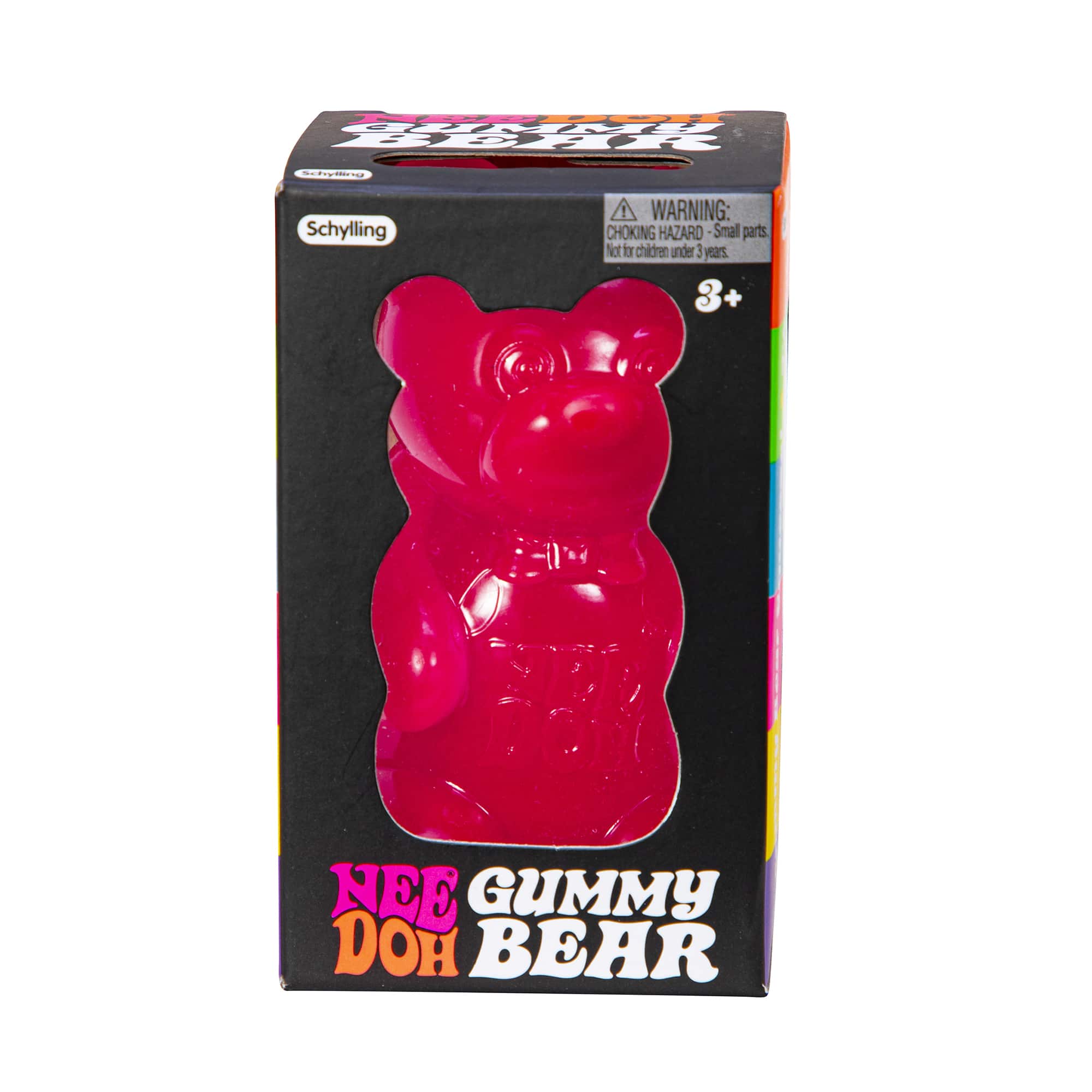 Animal-Shaped NeeDoh Gummy Bear | Edition Canyon Forest - Purrfect Cat Squishy Character Stress Toy Detail